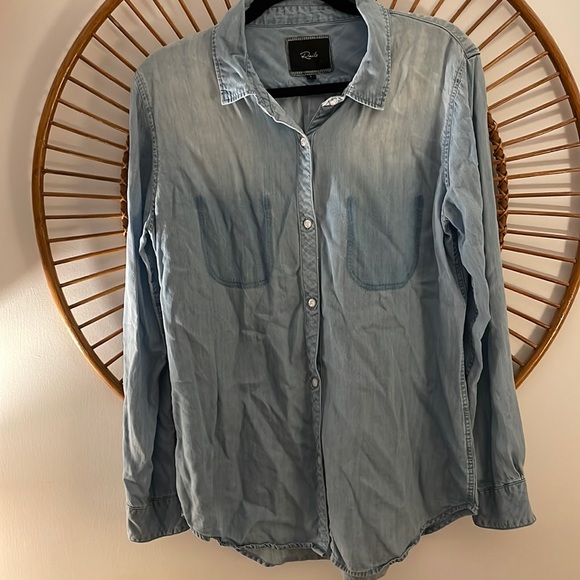 Rails Faded Shadow Pocket Buttondown Shirt - Picture 1 of 3
